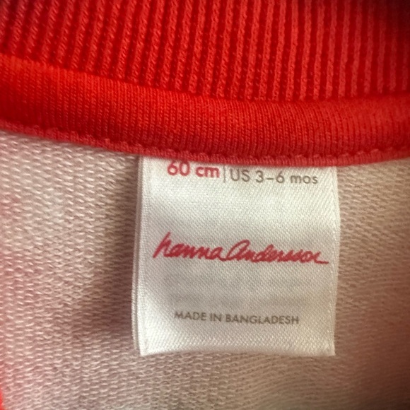 💚$25 FLASH SALE💚HP Hanna Andersson Organic Cotton Bow Dress 3-6M - Picture 5 of 5